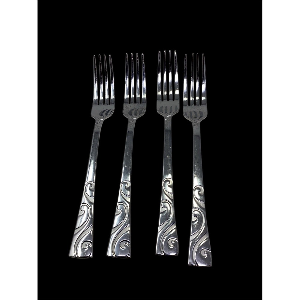 Oneida STANHOPE Dinner Forks Set of 4 Discontinued Pattern 8 1/4"